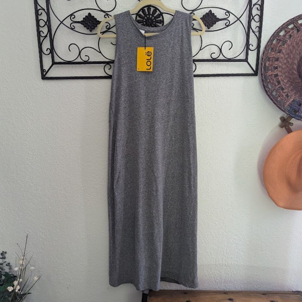 Lole Gray Midi Dress